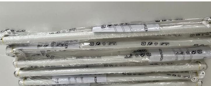 Ikea komplement, kleding roede 5 stuks, IKEA, Ophalen of Verzenden, Nieuw, Wit