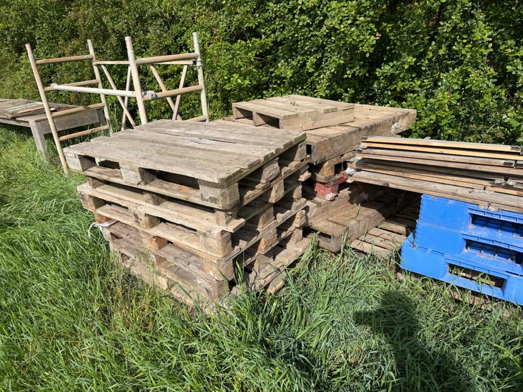 Houten Pallets - Diverse Maten en Condities, Doe-het-zelf en Verbouw, Kratten en Dozen, Ophalen, Gebruikt, 100 cm of meer, 60 cm of meer