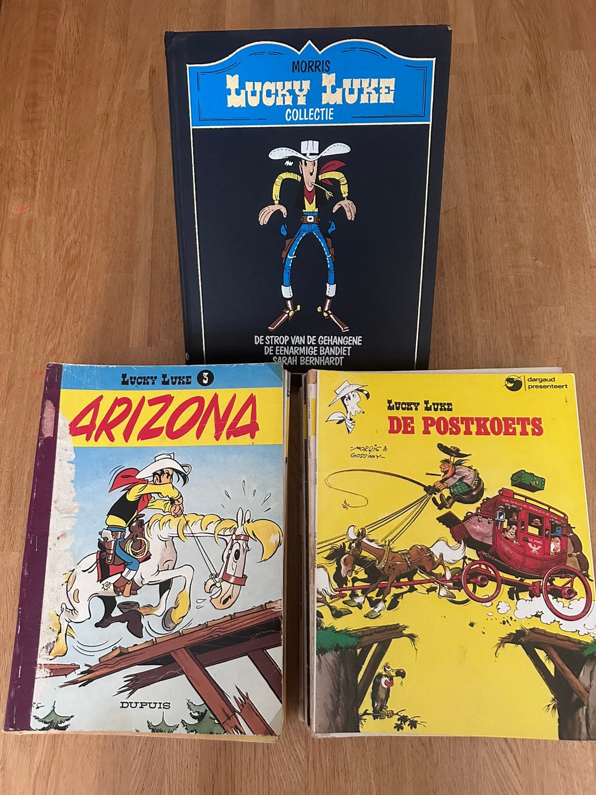 Stripbroeken– Tarzan, Korak, Lucky Luke, Jules Verne e.a., Meerdere stripboeken, Ophalen of Verzenden, Gelezen