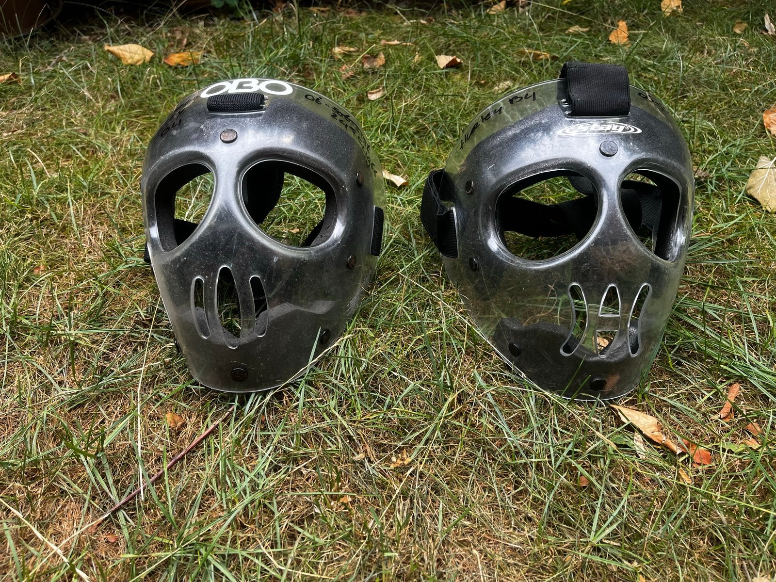 Hockey maskers OBO en Stach- Set van 2, Ophalen of Verzenden, Zo goed als nieuw