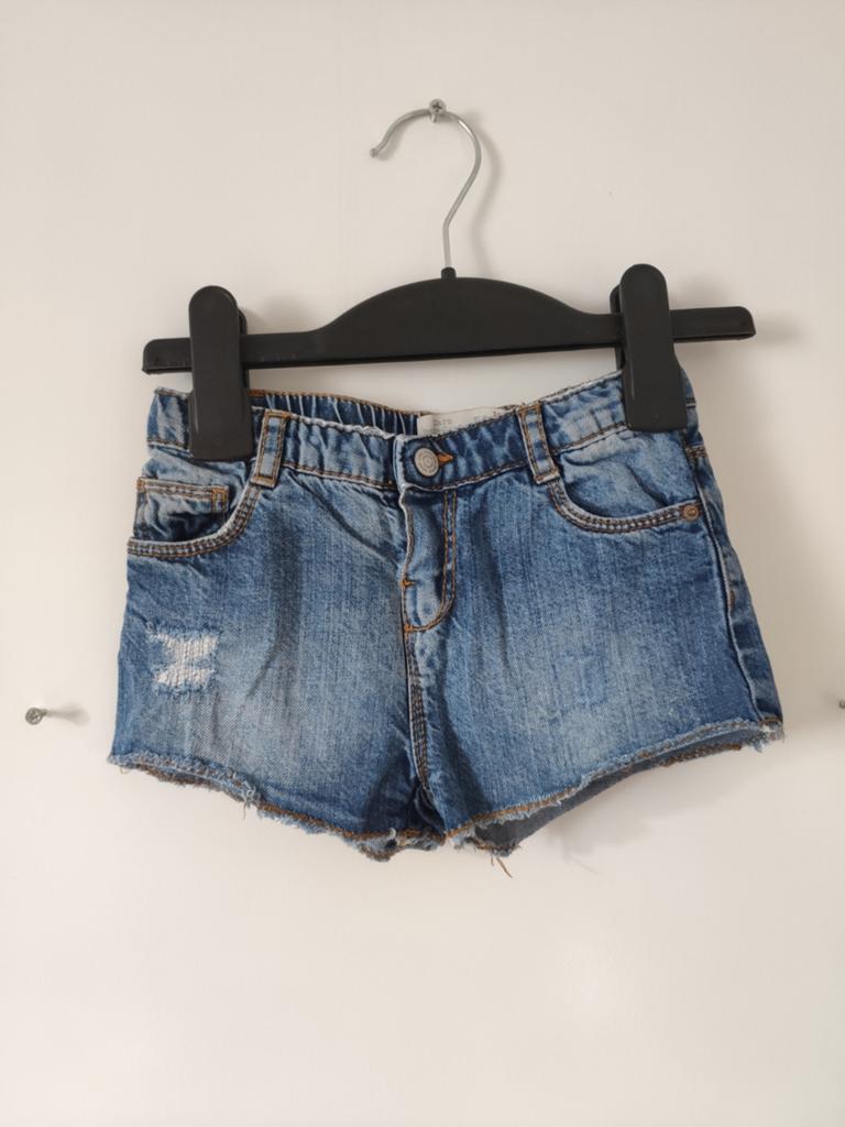 Zara denim short korte spijkerbroek 86 als nieuw, Kinderen en Baby's, Babykleding | Maat 86, Broekje, Meisje, Ophalen of Verzenden