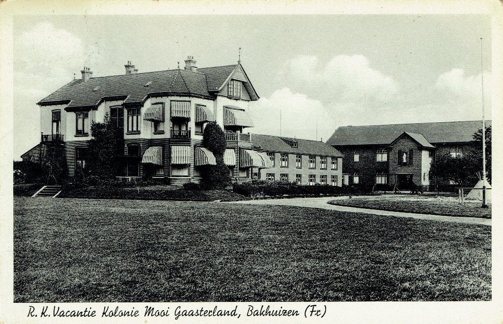 Ansichtkaart Bakhuizen (Fr) Vakantiekolonie Mooi Gaasterland, Verzenden, 1920 tot 1940, Gelopen, Friesland