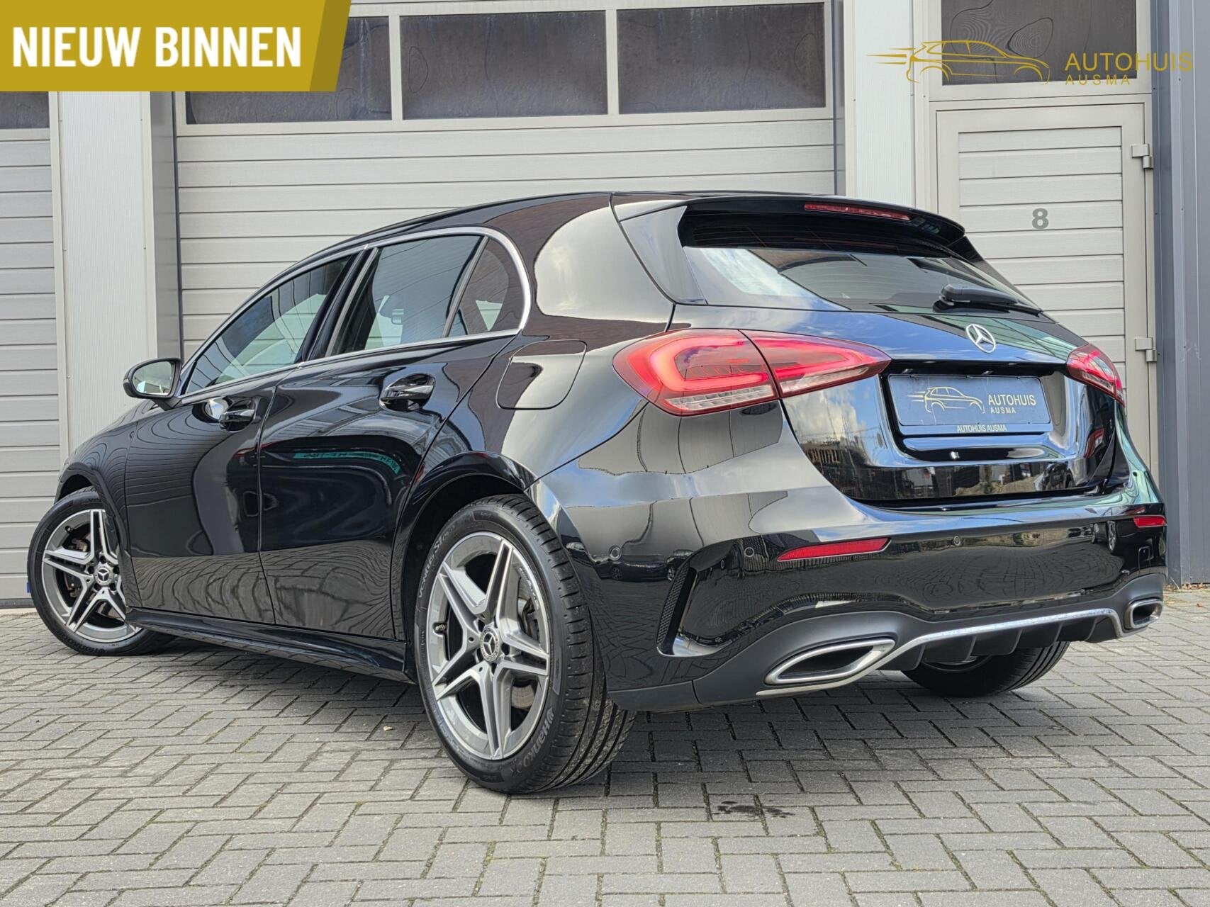Mercedes A-klasse 250 AMG Line 225PK/Sfeer/Kuip/Alcantara/Le, Auto's, Automatische klimaatregeling, 15 km/l, Gebruikt, Zwart