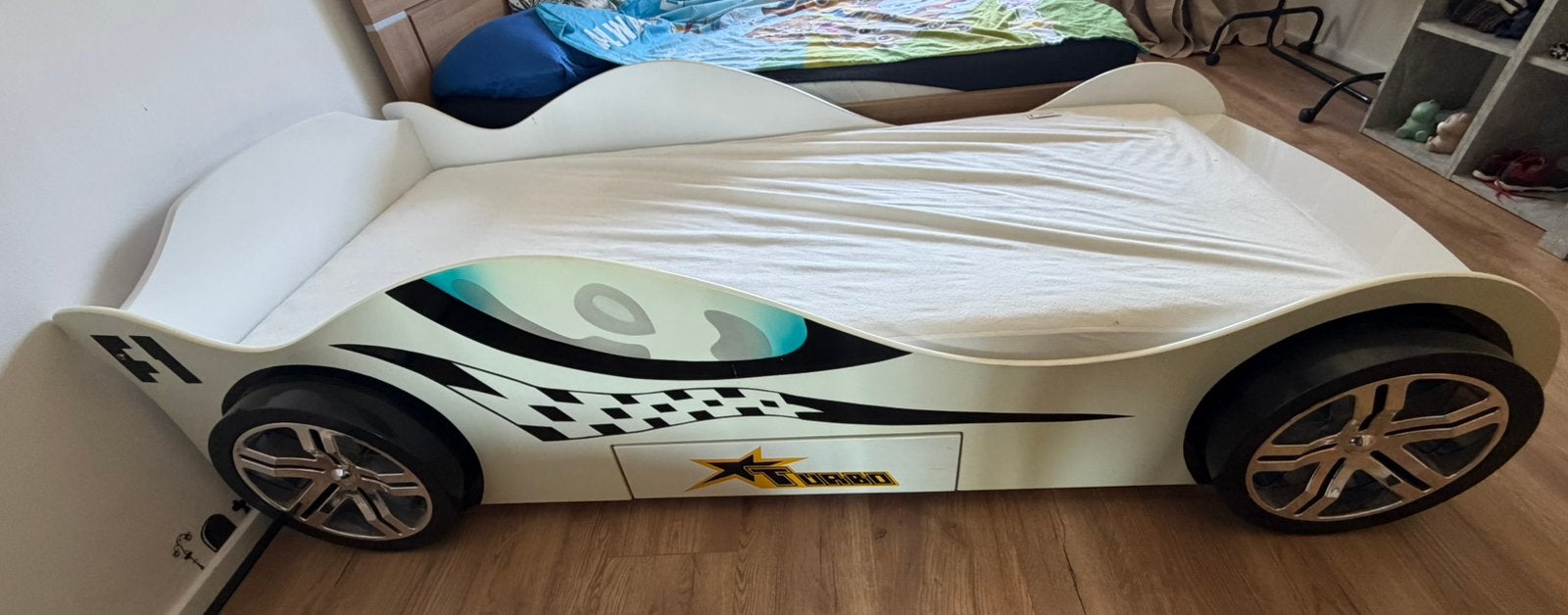 Racebed, Kinderen en Baby's, 85 tot 100 cm, Zo goed als nieuw, 180 cm of meer, Ophalen