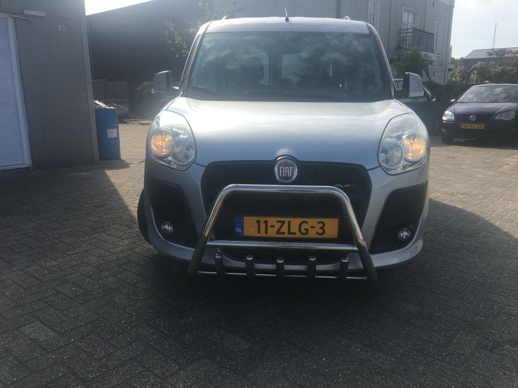 Fiat Doblo 2 Pushbar Bullbar met carterbescherming, Auto diversen, Tuning en Styling, Niet ingevuld, Niet ingevuld, Niet ingevuld