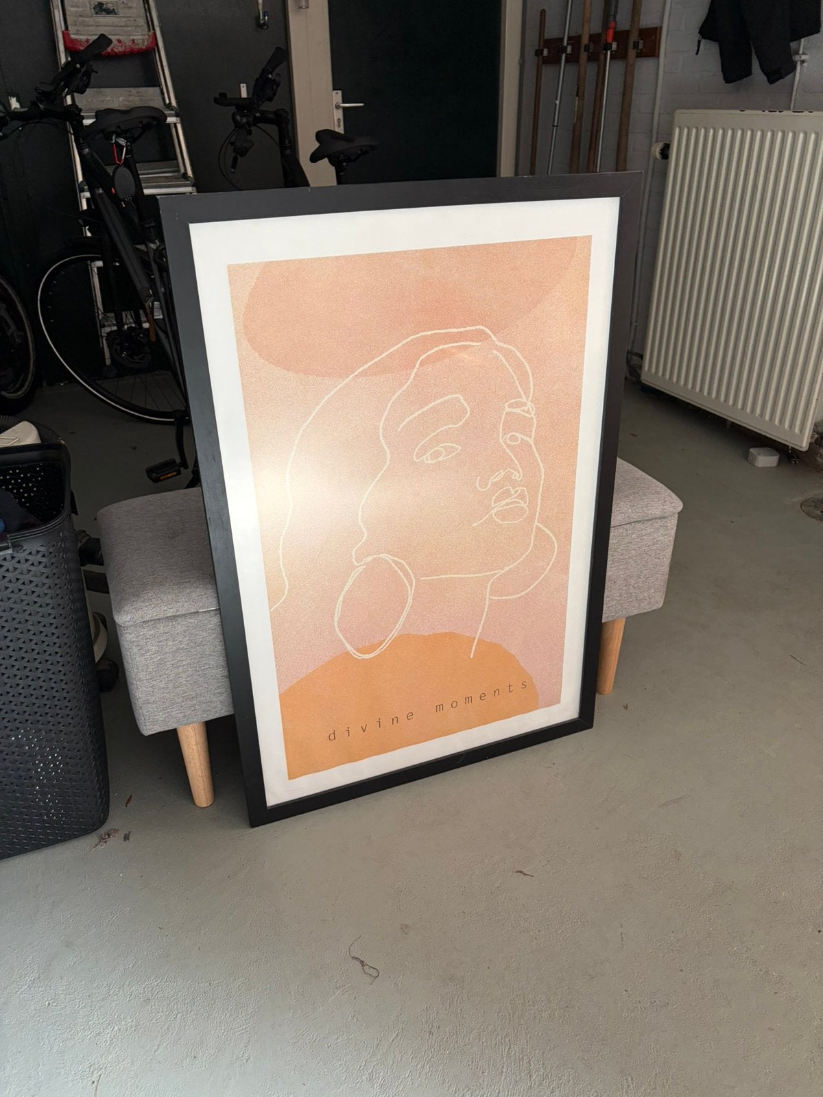 Poster in lijst, Ophalen, Gebruikt, Foto of Poster, 75 – 100