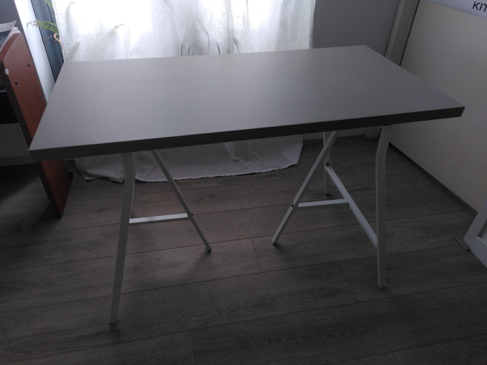 Tafel 120x60 cm - Afneembaar blad - Goede staat, Ophalen, 100 tot 150 cm, 50 tot 100 cm, Zo goed als nieuw