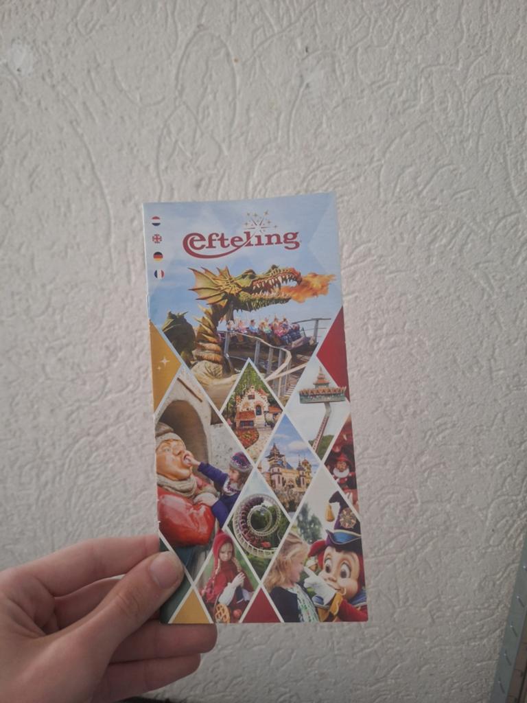Efteling folder, Ophalen of Verzenden, Gebruikt, Overige typen