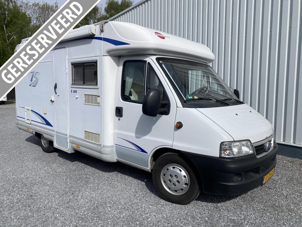 Bürstner Harmony T 585 in nette staat, Caravans en Kamperen, Campers, Fiat, Reservewiel, Bedrijf, Bürstner