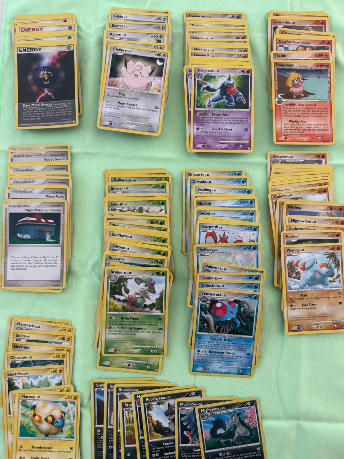 260 Pokémon bulk 2006–2010 | Diamond & Pearl / Platinum, Ophalen of Verzenden, Zo goed als nieuw, Meerdere kaarten