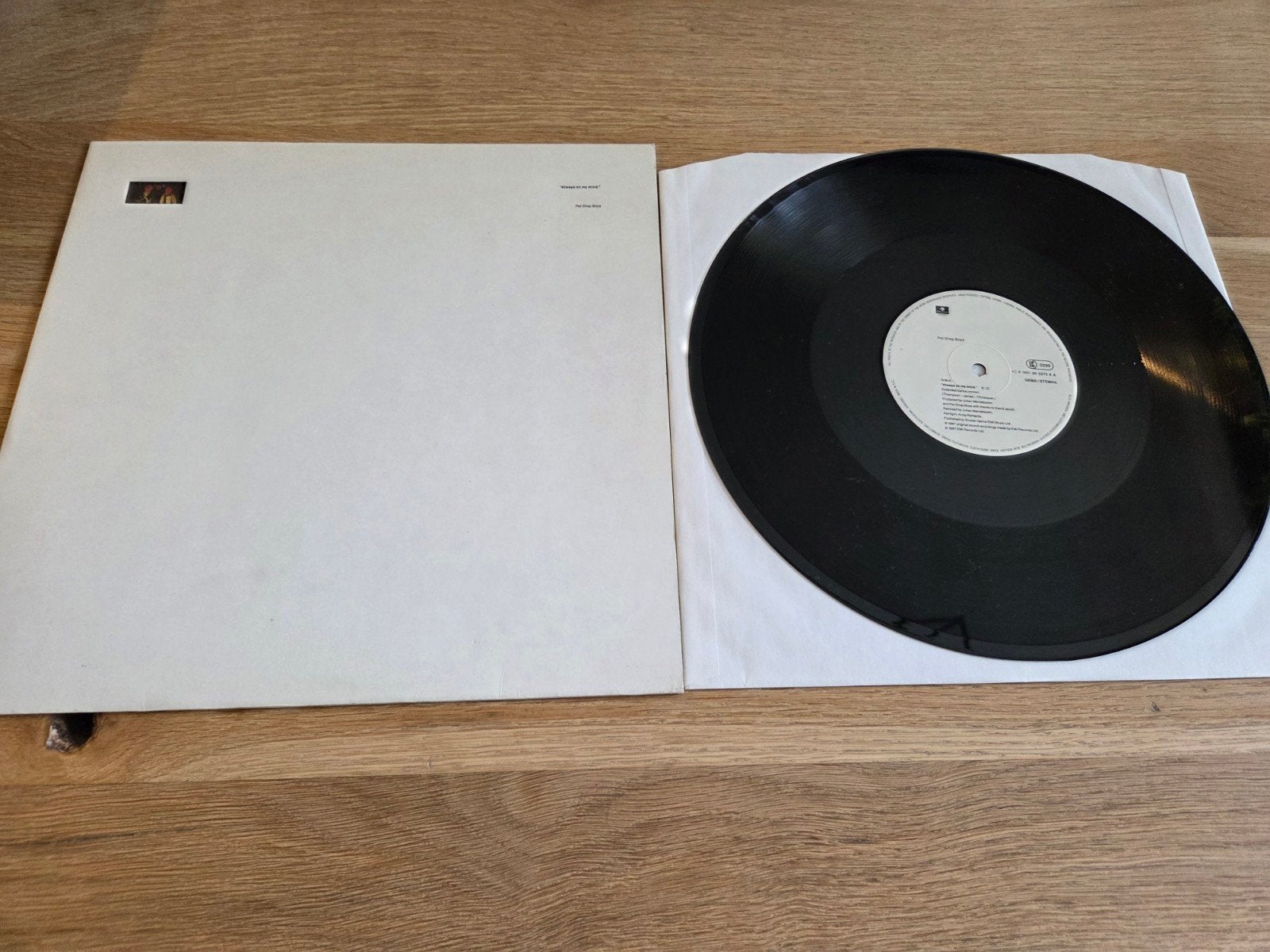 Pet Shop Boys always on my mind vinyl single, Ophalen of Verzenden, Zo goed als nieuw, Nederlandstalig