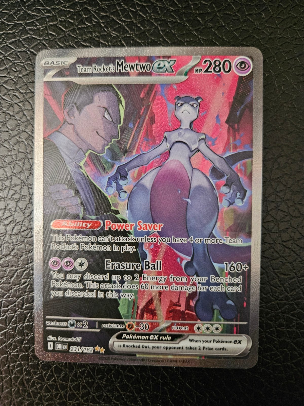 Team Rocket's Mewtwo EX 231/198 - PSA10 waardig, Ophalen, Nieuw, Losse kaart