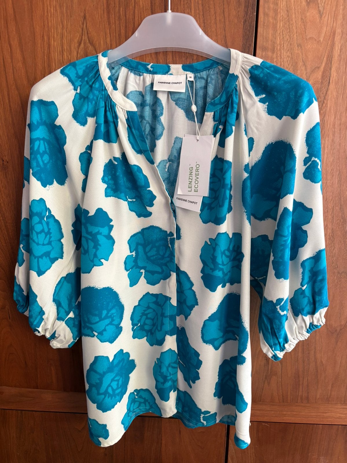 Nieuwe Blouse van Fabienne Chapot maat 36, Kleding | Dames, Blouses en Tunieken, Ophalen of Verzenden, Nieuw, Maat 36 (S), Blauw