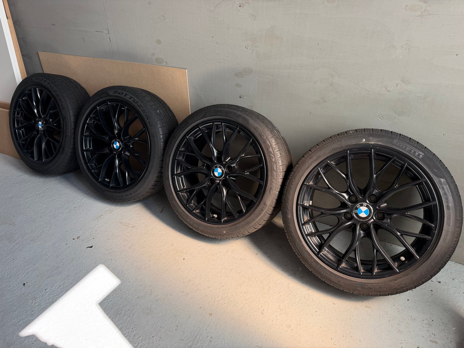 BMW 18 inch 405m velgen met Pirelli Sottozero winterbanden, Ophalen, 18 inch, Gebruikt, Banden en Velgen