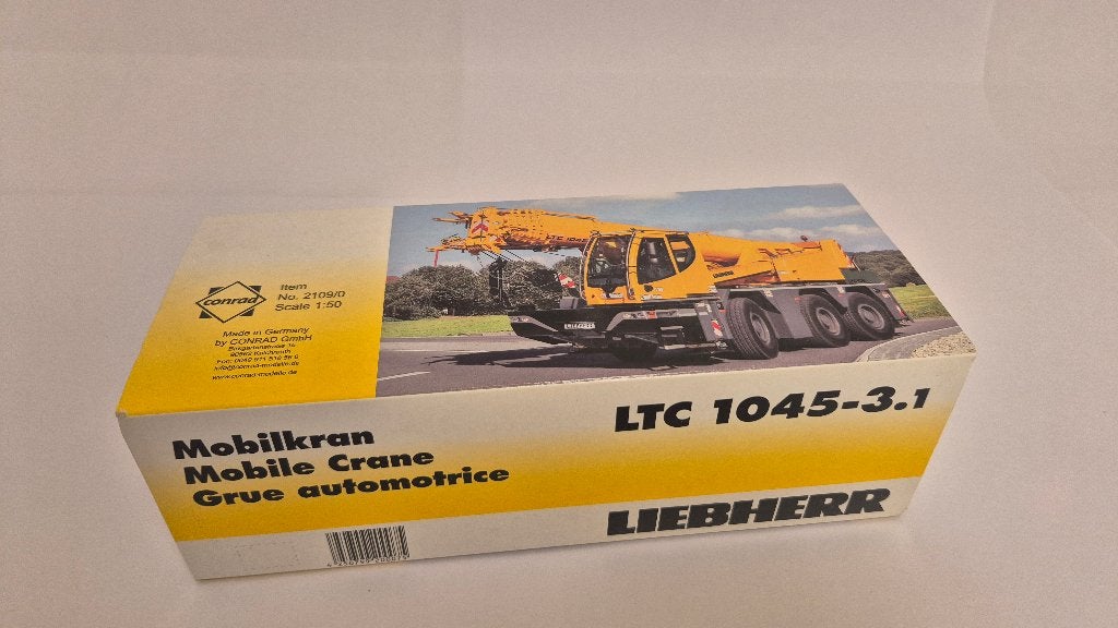 Liebherr LTC 1045-3.1 conrad 1:50, Ophalen, Zo goed als nieuw, Hijskraan, Tractor of Landbouw, Conrad