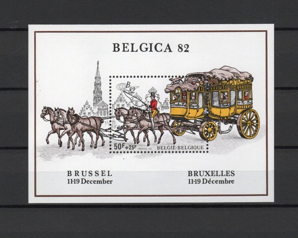 Postzegels Belgie 1982 blok 53, Ophalen of Verzenden, Postfris