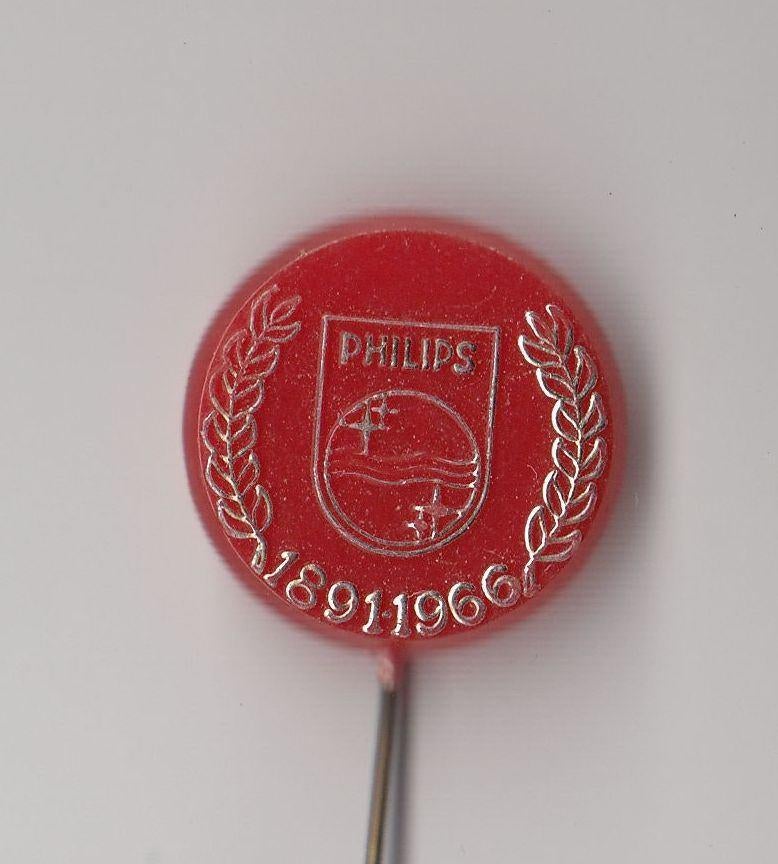 Philips Jubileum 1966 speldje Radio Logo, Gebruikt, Niet vindbaar, Niet vindbaar, Speldje of Pin