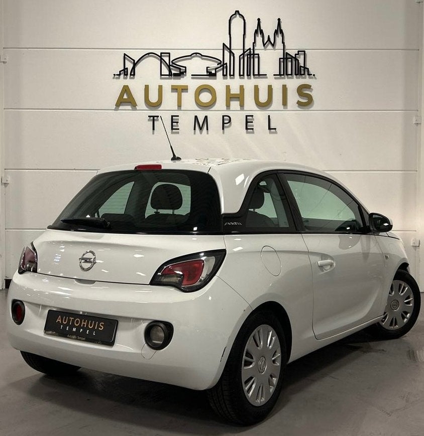 Opel ADAM 1.2 Isofix Nwe Apk Radio/CD Isofix Elektrische Ram, Auto's, Voorwielaandrijving, Euro 5, Zwart, 4 cilinders