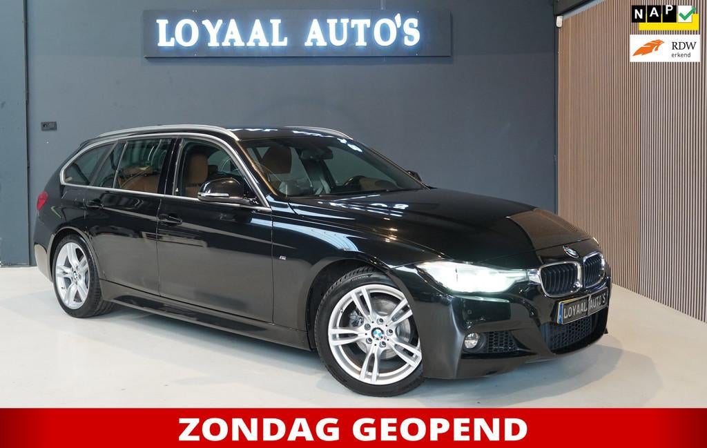 BMW 3-serie Touring 318i M Sport Corporate | AUTOMAAT | XENO, Auto's, BMW, Gebruikt, Euro 6, 1465 kg, Zwart