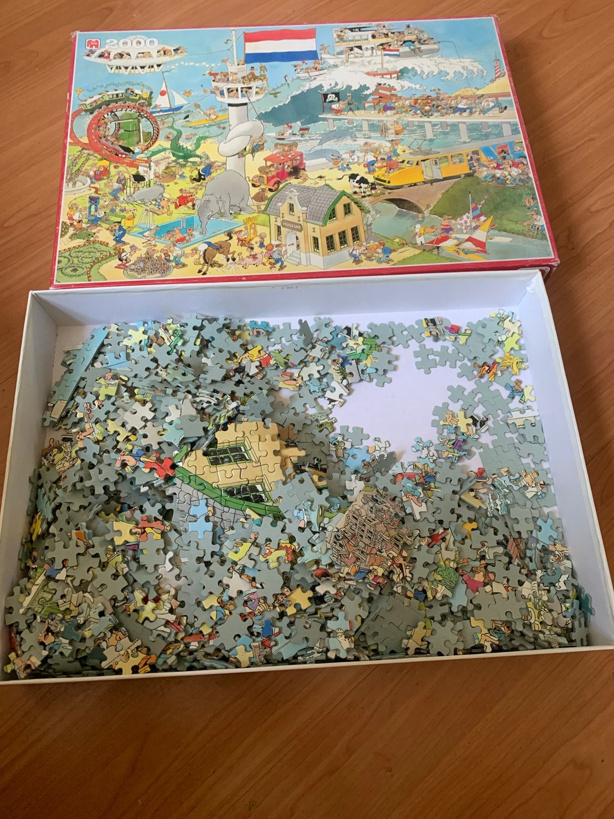 Jan van Haasteren Puzzel 2000 Stukjes - De Haven, Hobby en Vrije tijd, Denksport en Puzzels, Ophalen of Verzenden, Meer dan 1500 stukjes