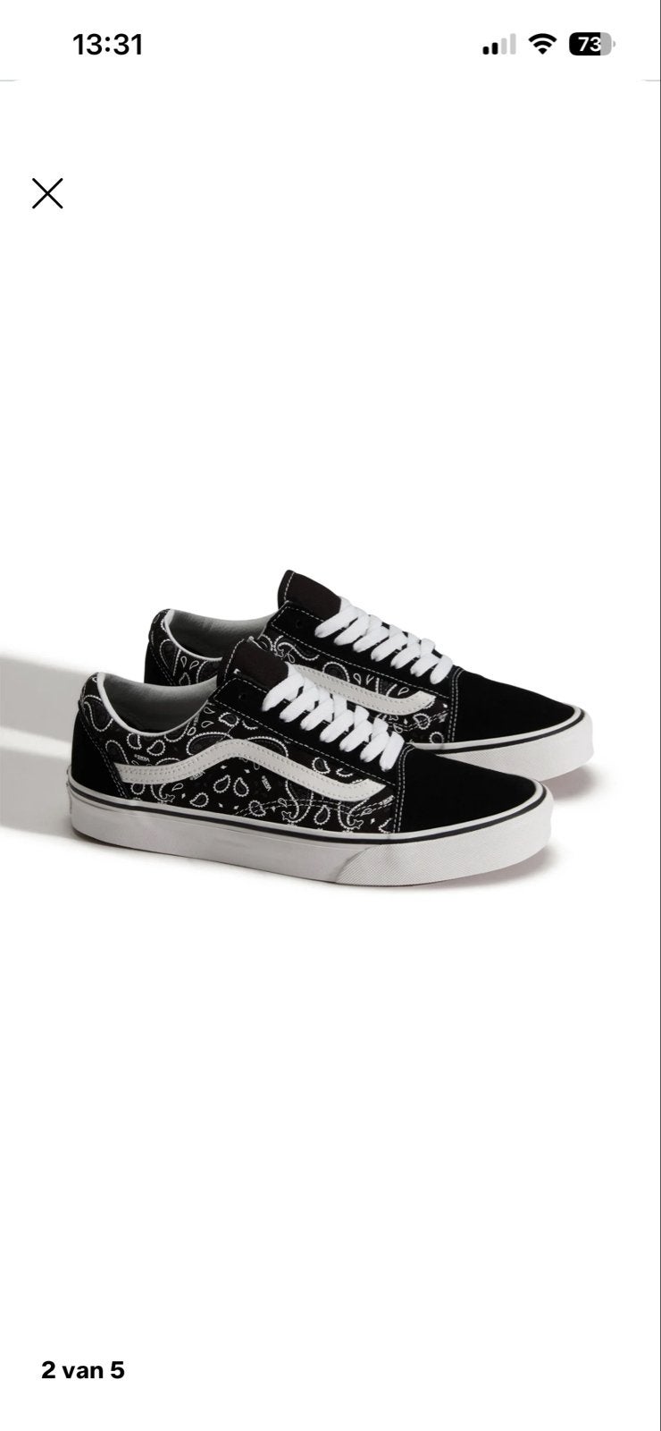 Vans Old Skool Travis Barker Bandana maat 40, Ophalen, Zwart, Sneakers of Gympen, Zo goed als nieuw