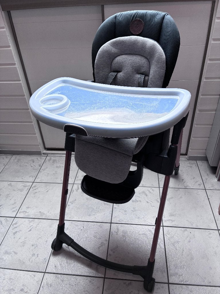 Maxi-Cosi High Chair Minla Plus Elegance, Kinderen en Baby's, Kinderstoelen, Ophalen, Gebruikt, Meegroeistoel, Gordel(s)