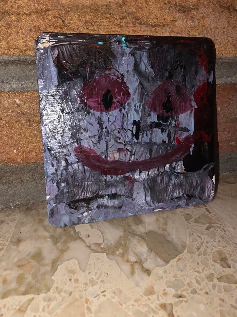 Anton Heyboer olieverfschilderij op hout, Antiek en Kunst, Kunst | Schilderijen | Abstract, Ophalen of Verzenden