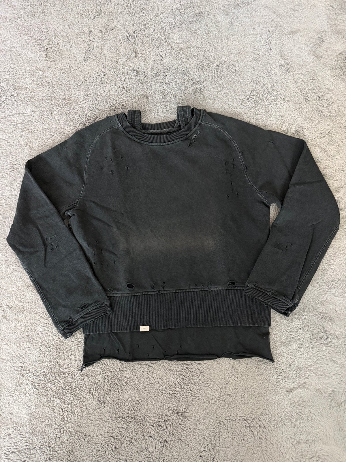 C2H4 Zwarte Crewneck Sweatshirt XS - Eenmaal Gedragen, Ophalen of Verzenden, Zo goed als nieuw, Maat 46 (S) of kleiner, Zwart