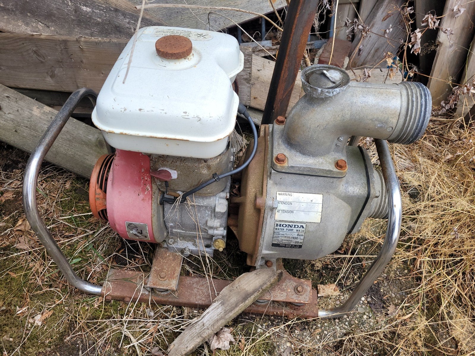 Honda Waterpomp WA30 - Krachtige en Betrouwbare Pomp, Tuin en Terras, Ophalen of Verzenden, Gebruikt, Elektrisch, Overige typen