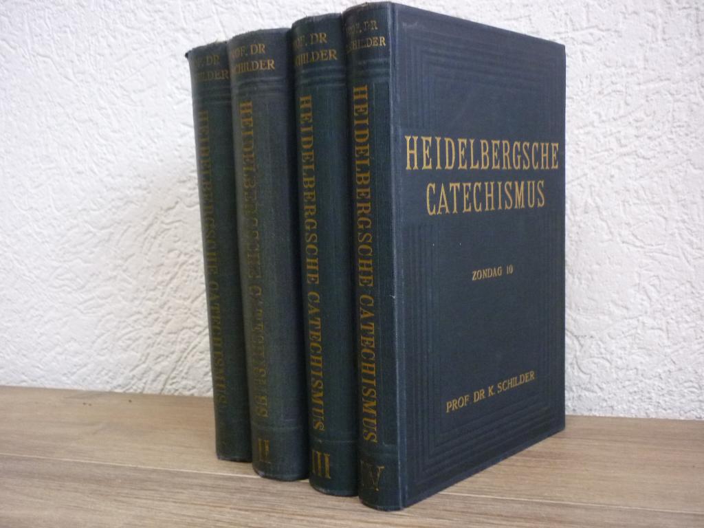 Prof. Dr. K. Schilder - Heidelbergsche Catechismus - 4 delen, Ophalen of Verzenden, Gelezen, Christendom | Protestants