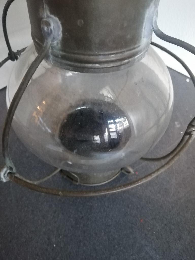 ZEER OUDE SCHEEPS LAMP 40 CM HOOGTE VINTAGE STAAT., Gebruikt, Gebruiksvoorwerp, Motorboot of Zeilboot, Ophalen of Verzenden