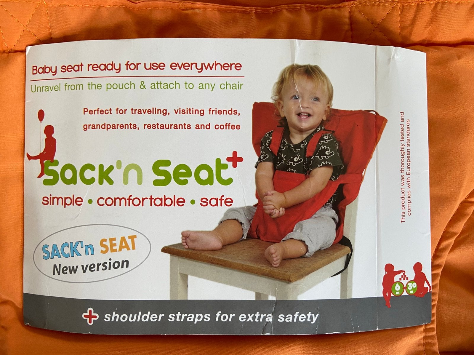 Sack’nSeat opvouwbare kinderstoel, Ophalen, Inklapstoel