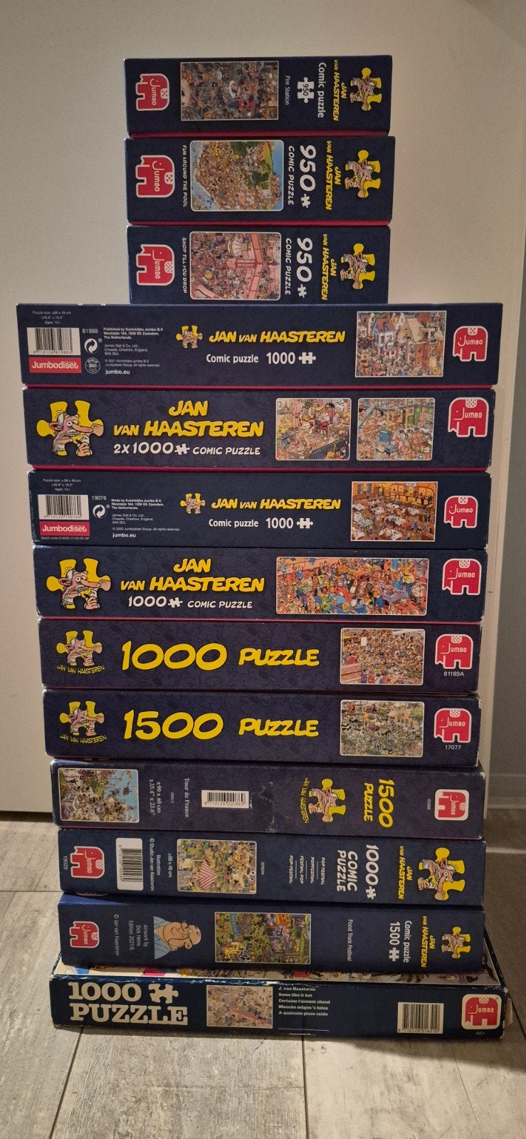 12 Jan van Haasteren puzzels, Ophalen, Legpuzzel