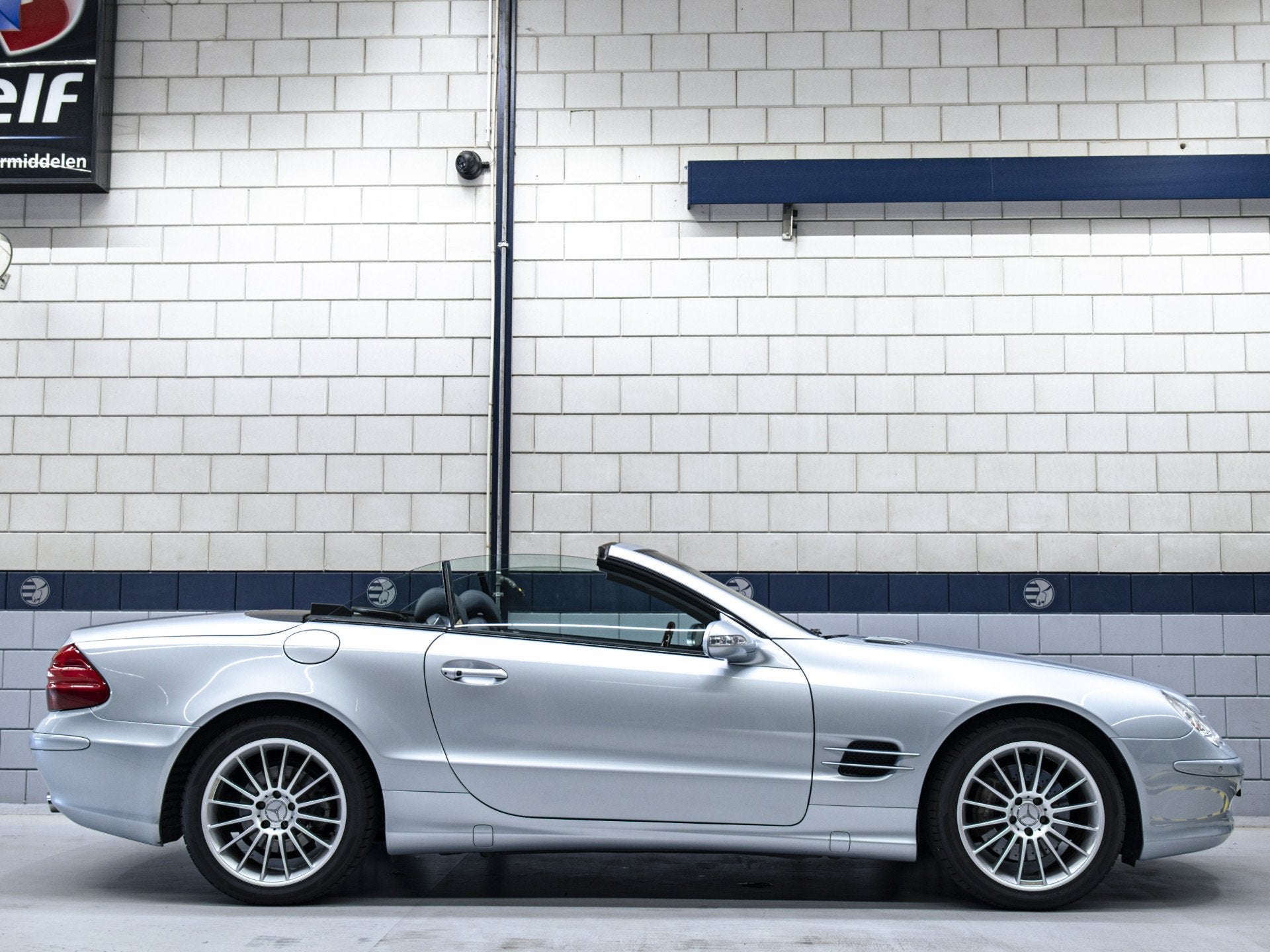 Mercedes-Benz SL-Klasse SL500 | Tellurium Silver Metallic |, Auto's, Automaat, Achterwielaandrijving, Gebruikt, Cabriolet