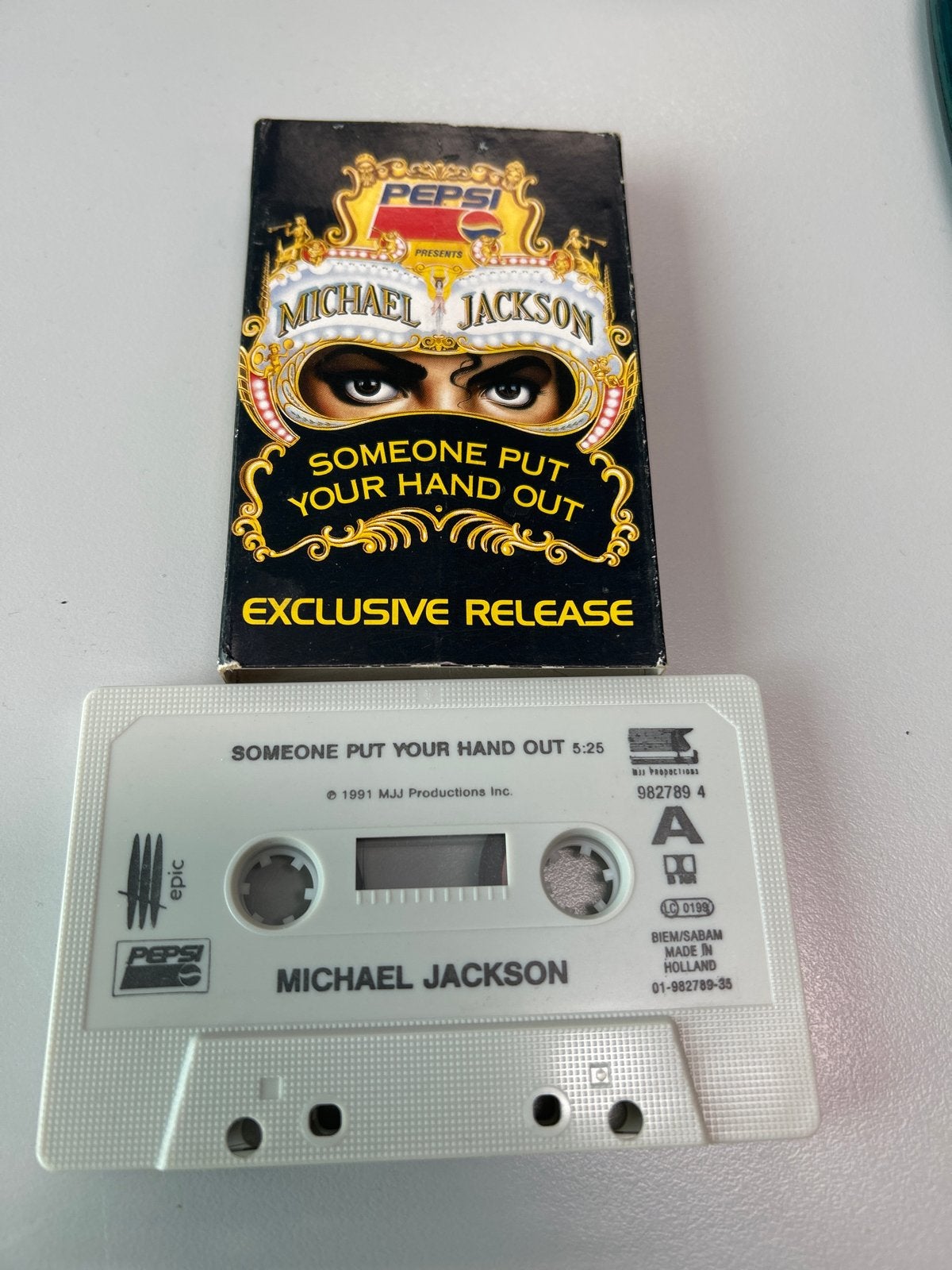 Michael Jackson - Someone Put Your Hand Out (Cassette), Gebruikt, 1 bandje, Ophalen of Verzenden, Origineel