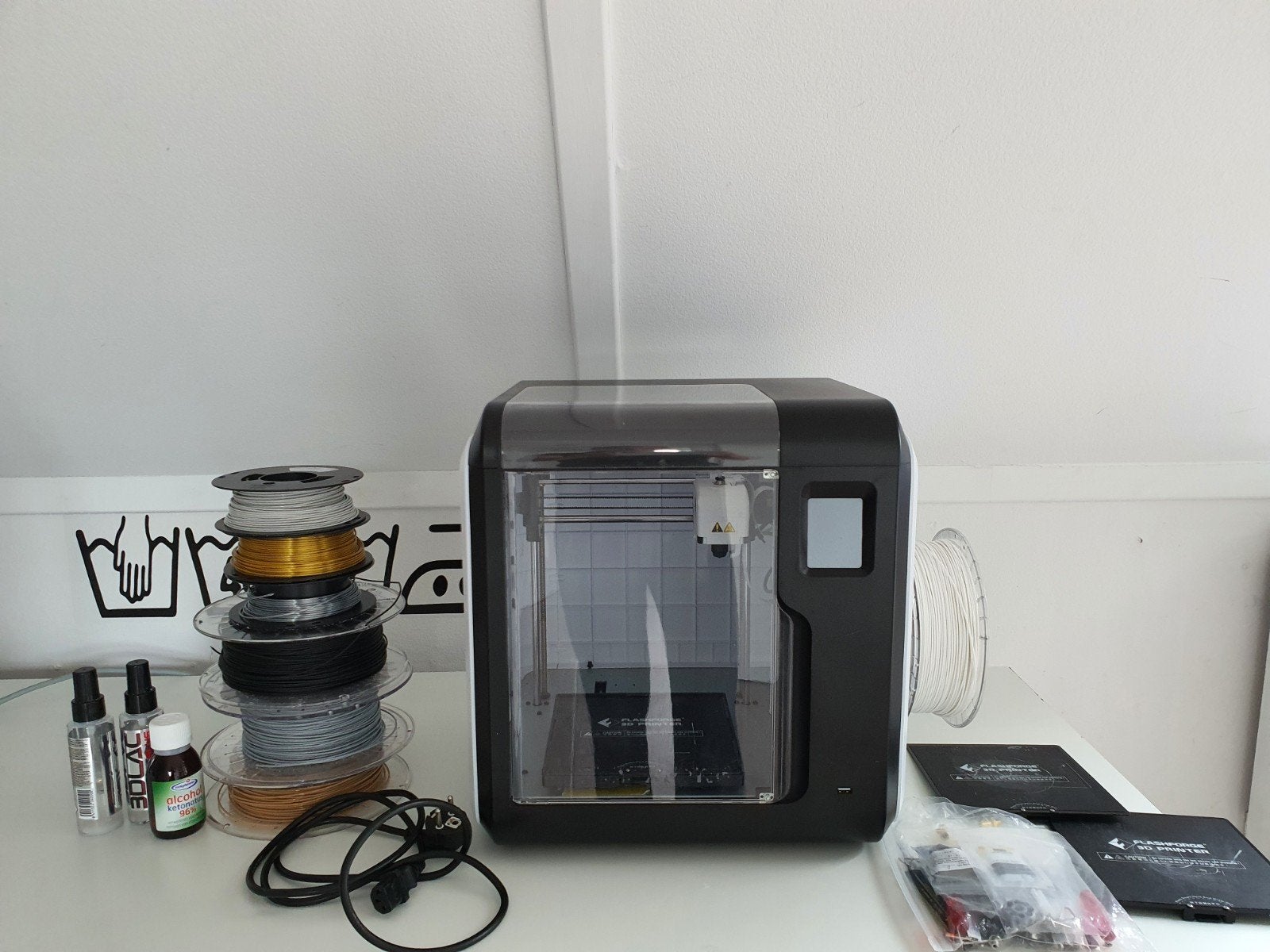 Flashforge Adventurer 3 3D-printer met veel extra's, Ophalen, Gebruikt, Ingebouwde Wi-Fi, Flashforge