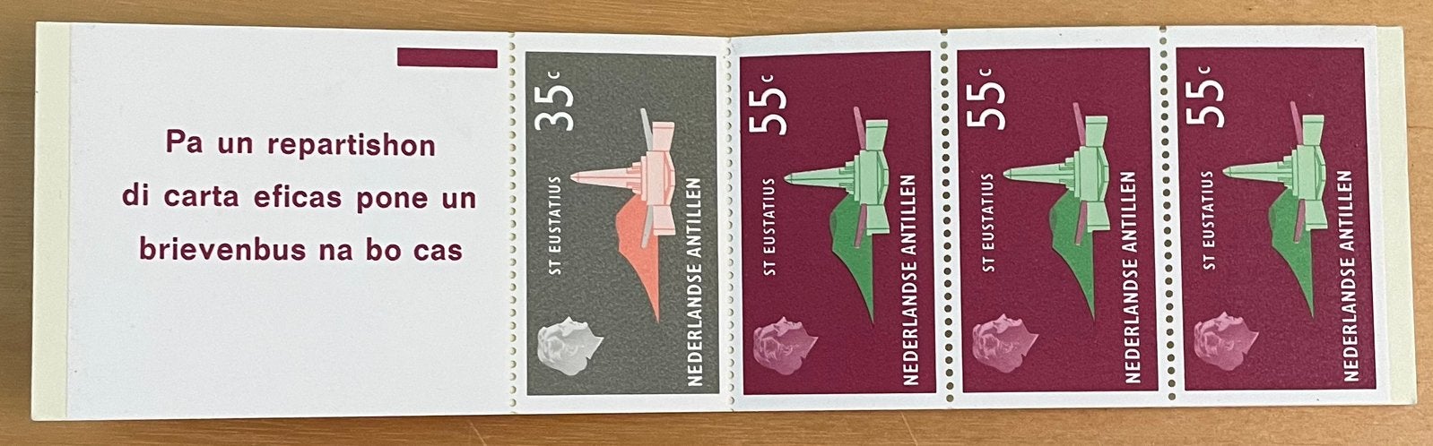 Postzegels Nederlandse Antillen; Postzegelboekje E108b, Postzegels en Munten, Postzegels | Nederlandse Antillen en Aruba, Ophalen of Verzenden