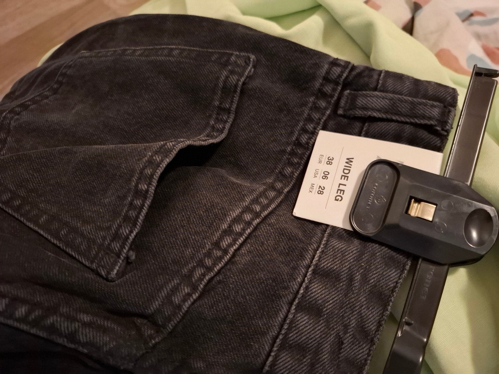 Zara Wide Leg Jeans Zwart - High Rise & Full Length, Nieuw, Ophalen of Verzenden, W30 - W32 (confectie 38/40), Zara