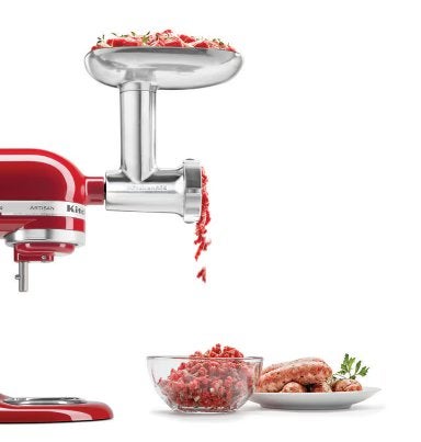 KitchenAid Vleesmolen en Worstmaker - Z.g.a.n., Overige typen, Zilver, Ophalen of Verzenden, Zo goed als nieuw