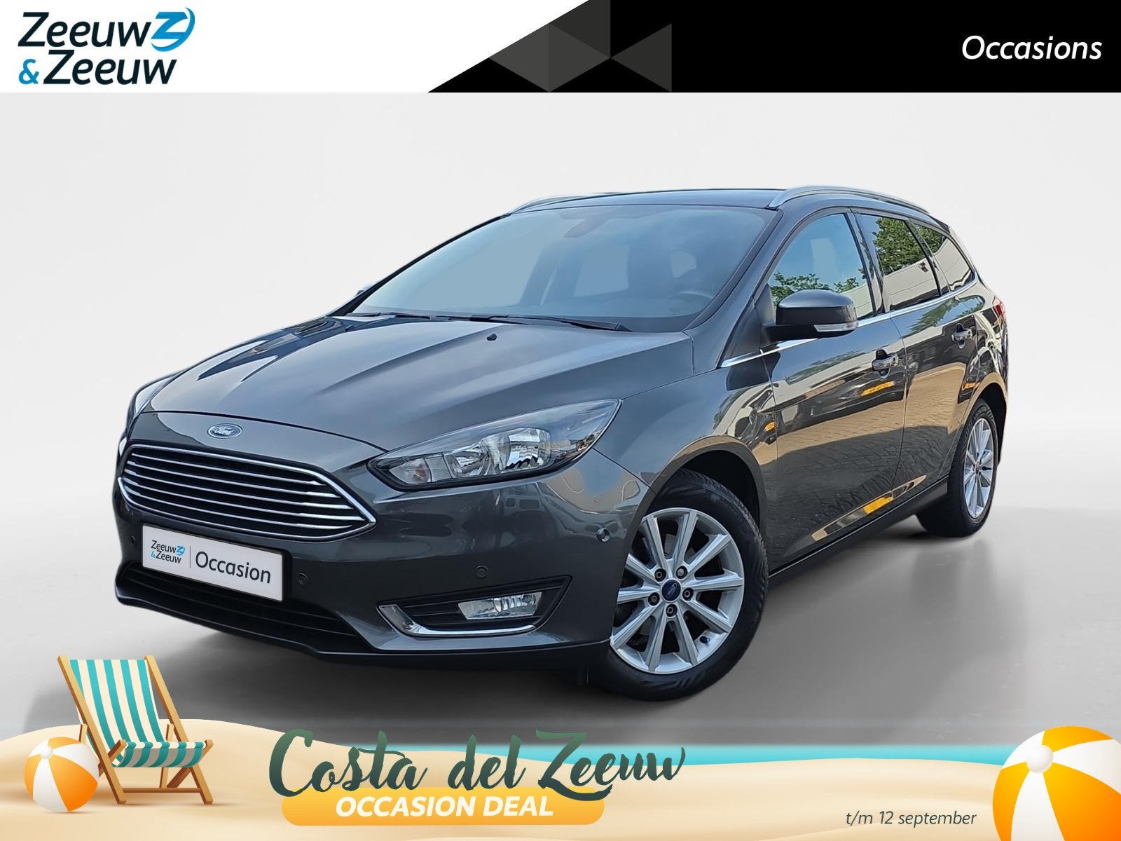 Ford Focus Wagon 1.0 Titanium | Goed onderhouden! | Apple Ca, Auto's, 12 maanden, Gebruikt, Euro 6, Origineel Nederlands