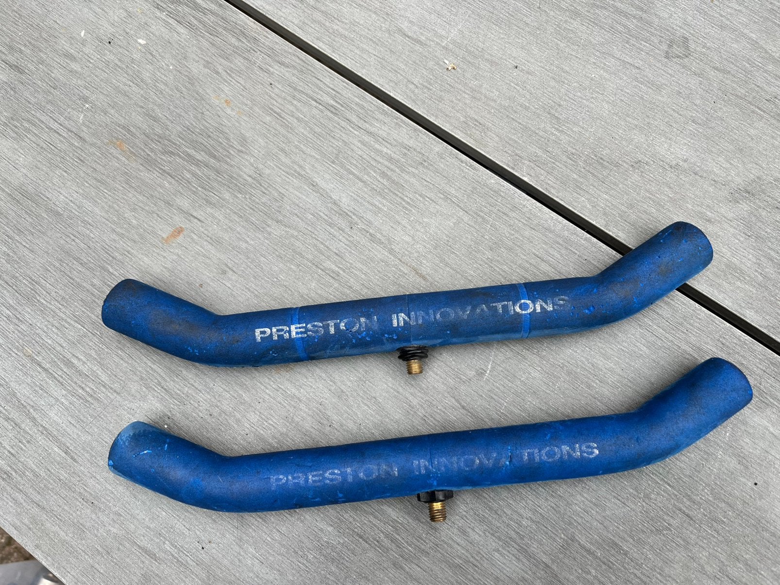 Preston set met 4 feedersteunen, Watersport en Boten, Ophalen of Verzenden, Zo goed als nieuw
