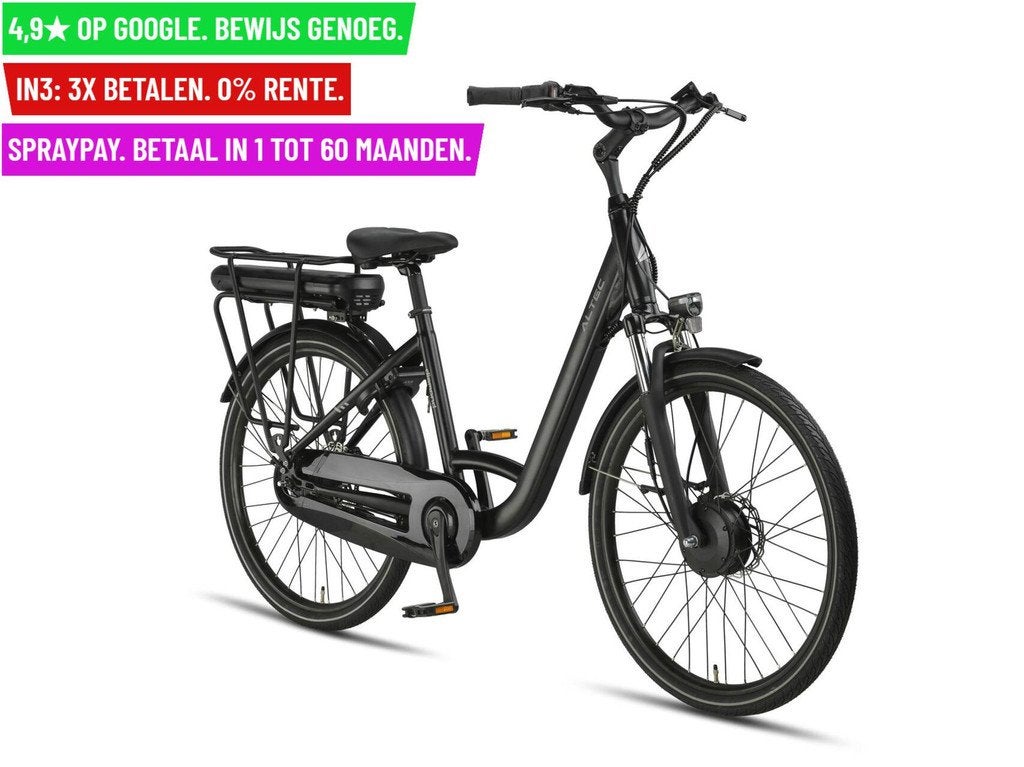 +Altec Diamond E-Bike 26"/44cm/Zwart-mat- Garantie/Levering, Fietsen en Brommers, Elektrische fietsen, Overige merken, 9713 Bv Groningen