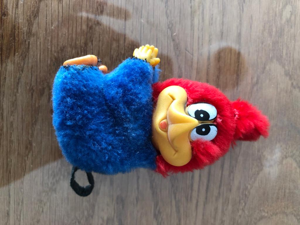 Vintage jaren 80 woody woodpecker knijpbeest clip on, Ophalen of Verzenden, Gebruikt