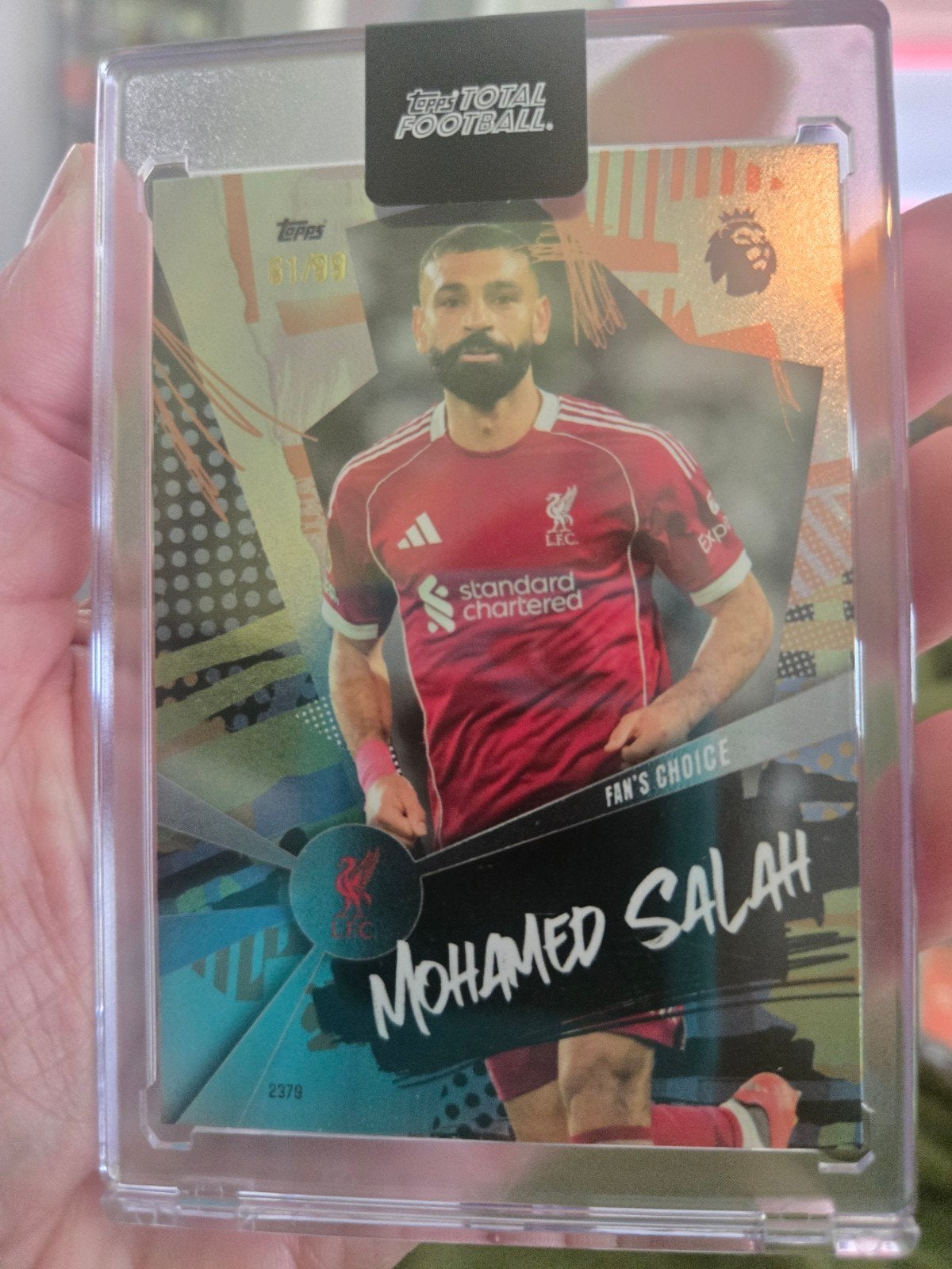 Mo Salah Topps Total Football /99 Spelerskaart Liverpool, Verzamelen, Ophalen of Verzenden, Zo goed als nieuw, Buitenlandse clubs