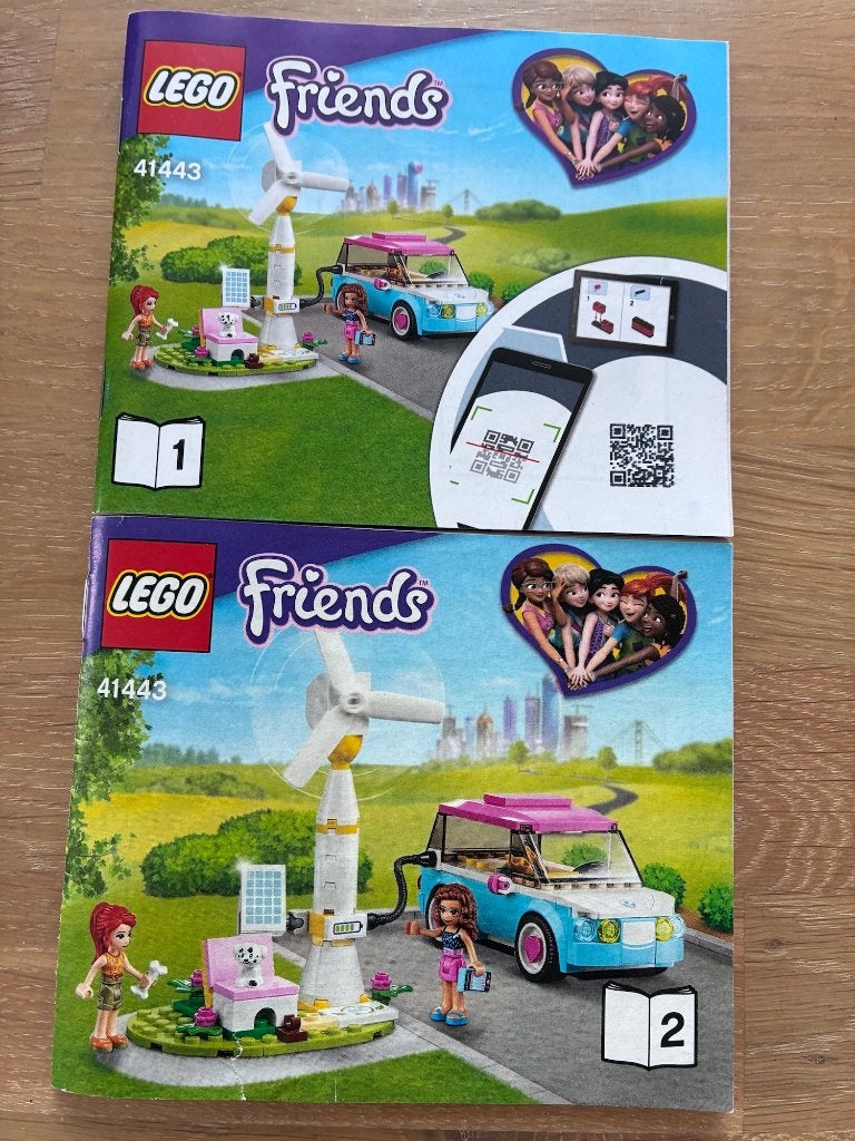 Lego Friends Olivia's Electric Car #41443 (2021), Ophalen, Compleet, Lego, Friends