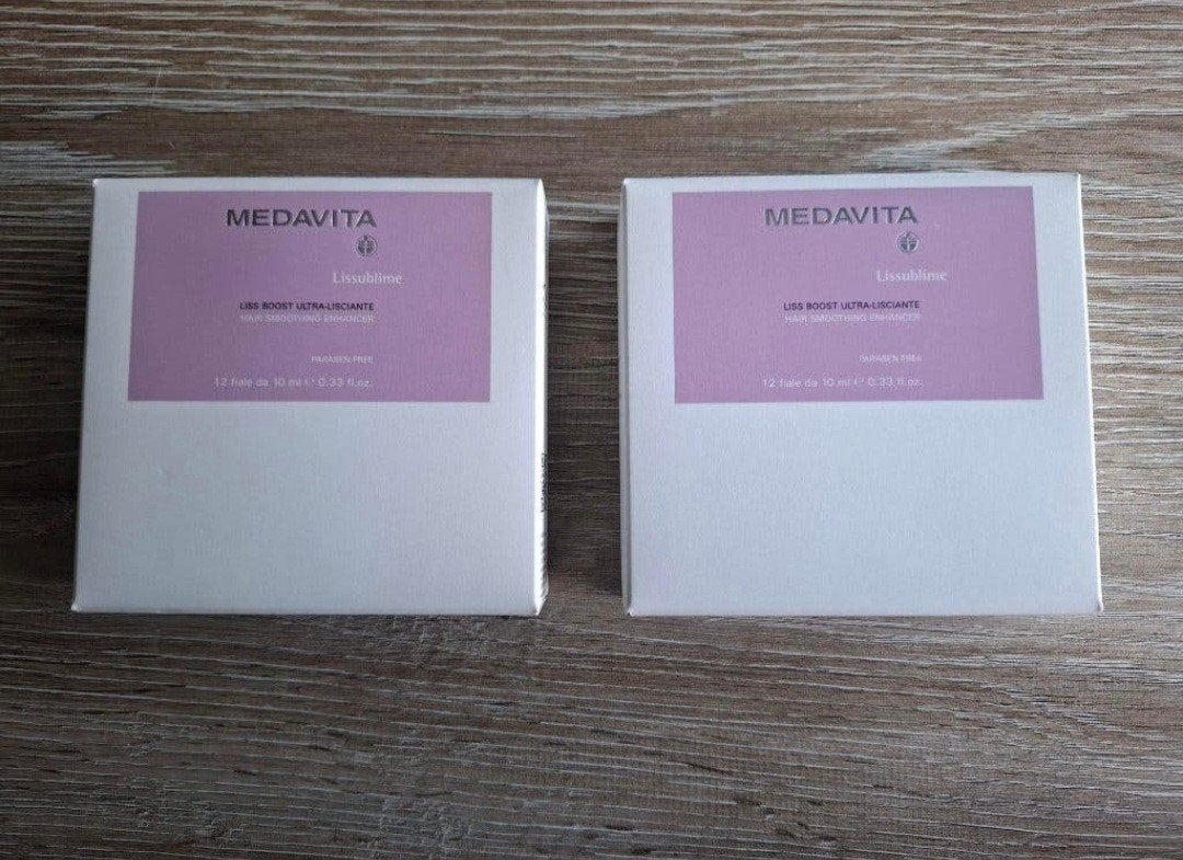 2 nieuwe doosjes Medavita Lissublime Hair Smoothing Enhancer, Ophalen of Verzenden, Nieuw, Haarverzorger of -hersteller