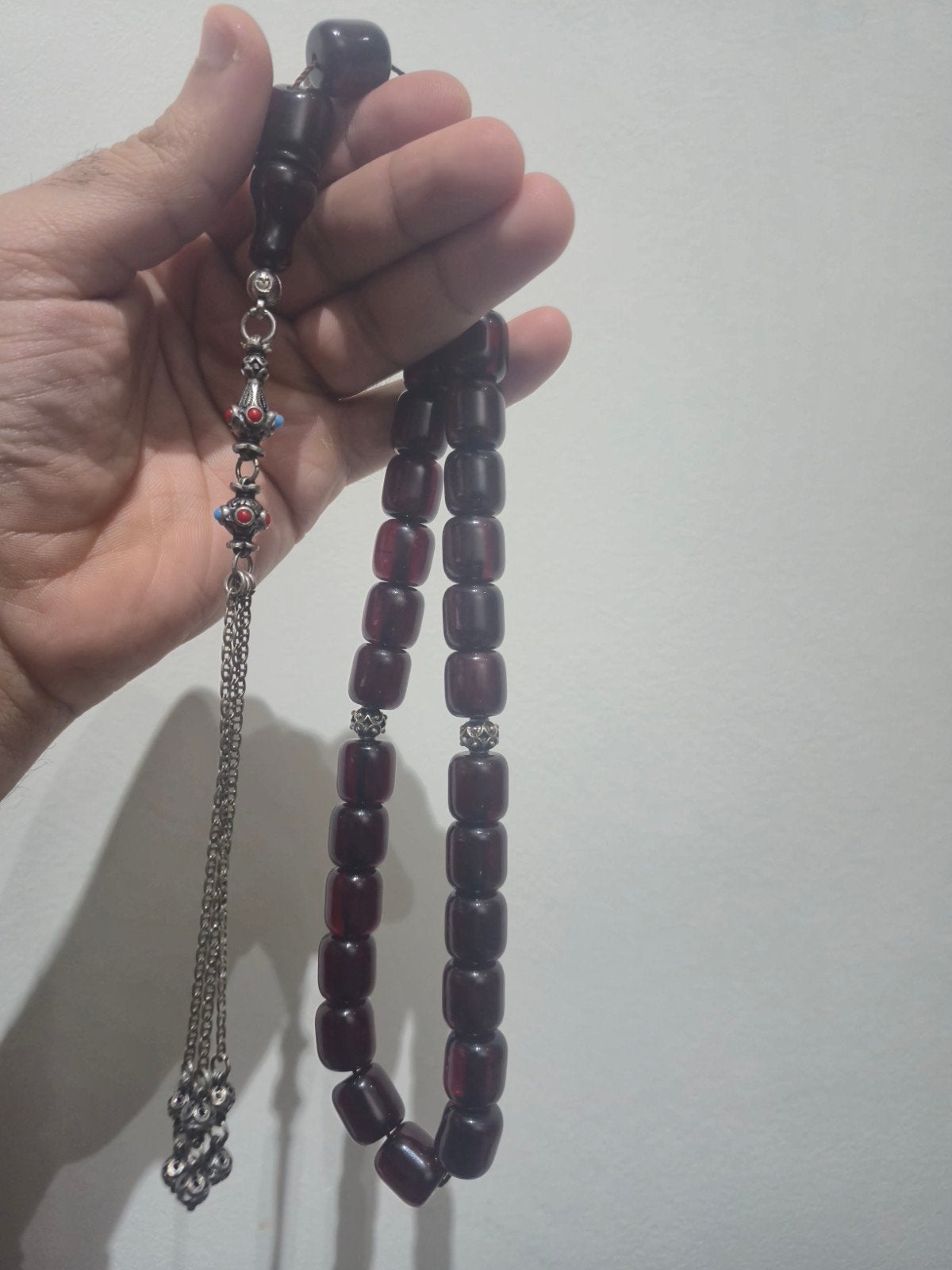 originele Faturan-misbaha in diep donkere (zwarte), Sieraden, Tassen en Uiterlijk, Ophalen of Verzenden, Zilver