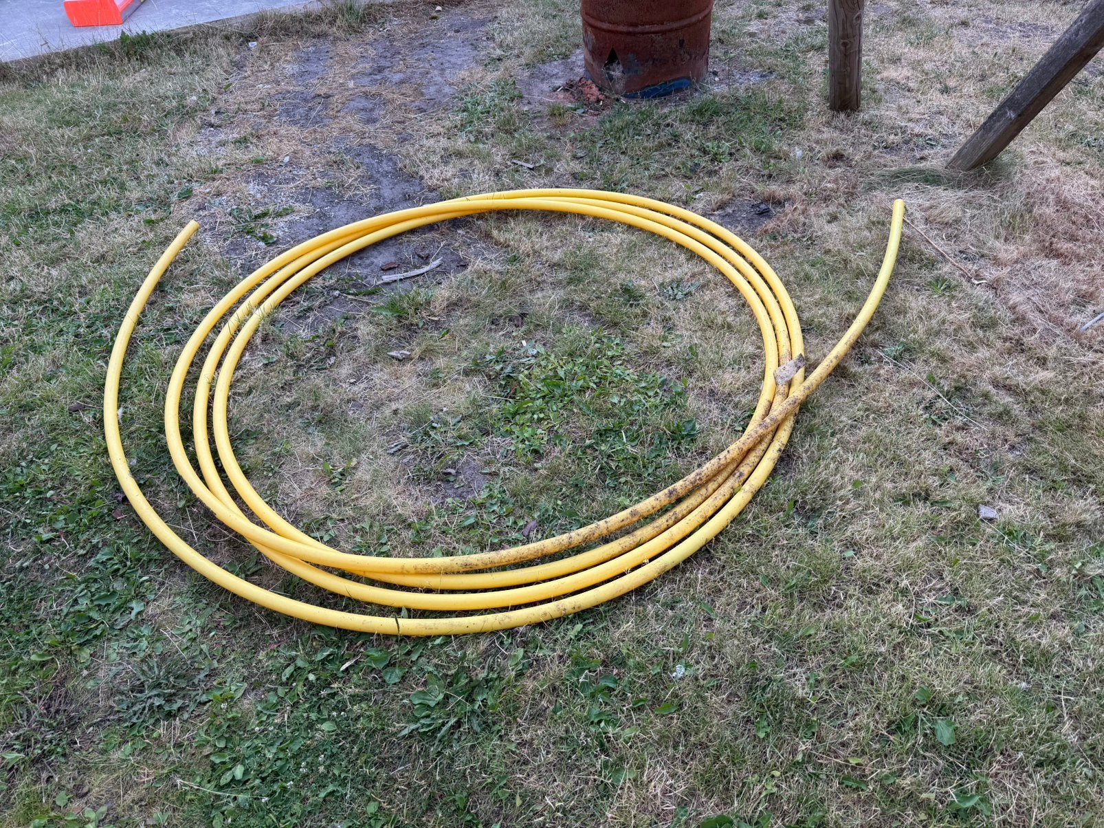 Tyleen slang +\- 15 meter, Ophalen, Overige materialen, Overige typen, Zo goed als nieuw