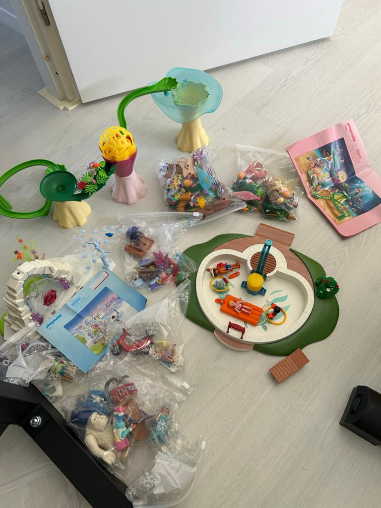 Grote Playmobil set: Zeemeerminnen, Winter en Zwembad, Ophalen, Gebruikt, Complete set