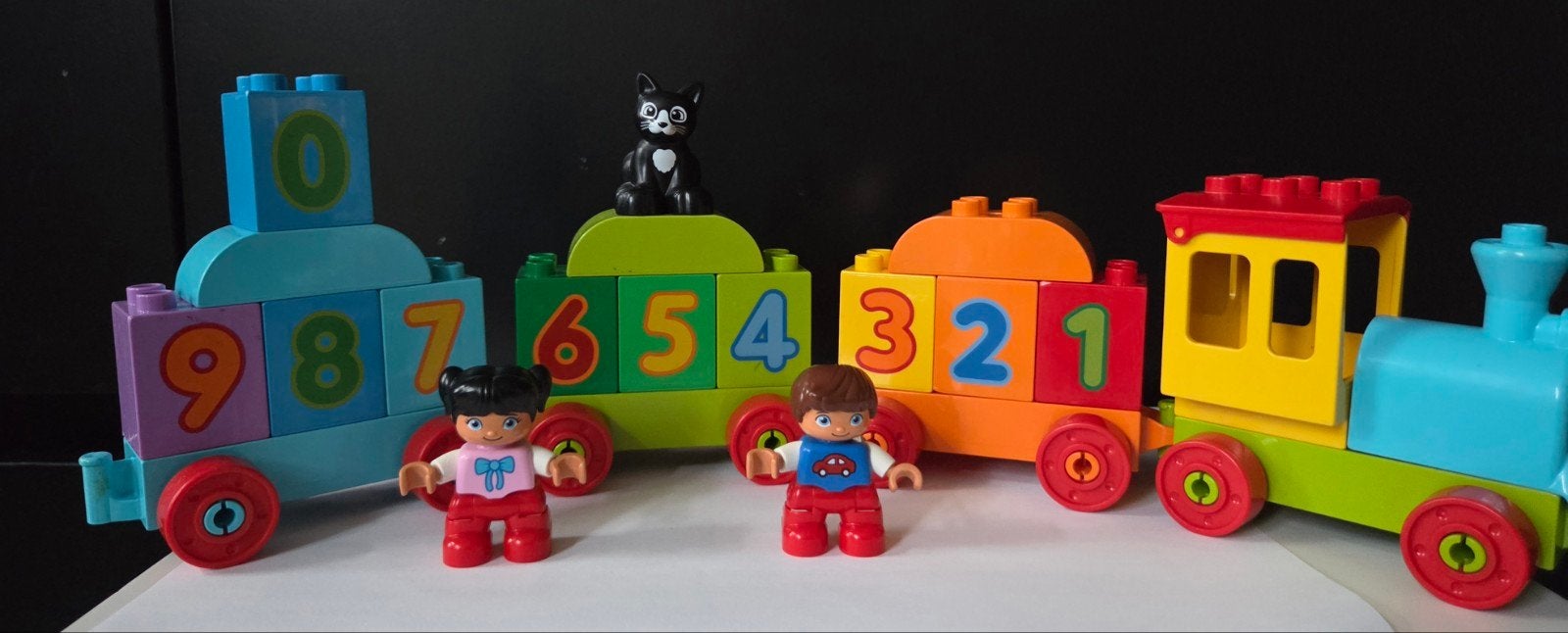 Duplo #10847 Mijn eerste cijfertrein, Ophalen of Verzenden, Zo goed als nieuw, Compleet, Duplo